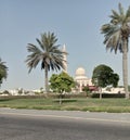 A mosque in international town Dubai uae