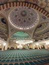 interior view of mosque with classical ottoman architecturemosque Royalty Free Stock Photo