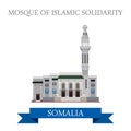 Mosque Islamic Solidarity Mogadishu Somalia Flat h