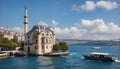 Mosque, Istanbul on the Bosporus, Turkey