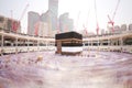 Suudi Arabistan Mekke`de Mescid-i Haram`da Kabe Royalty Free Stock Photo