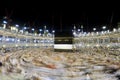 Suudi Arabistan Mekke`de Mescid-i Haram`da Kabe Royalty Free Stock Photo