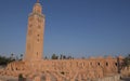 Mosque of Koutoubia in the city of Marrakech in Morocco Architecture islamique Royalty Free Stock Photo
