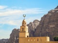 Mosque located in the Wadi Rum village, in Jordan