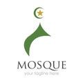 Mosque Logo Template Design Vector, Emblem, Concept Design, Creative Symbol, Icon