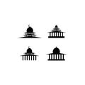 Mosque logo vector icon