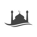 Mosque Logo. Islamic Illustration icon