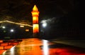 Mosque made of salt bricks inside Khewra mine Royalty Free Stock Photo