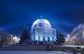 Mosque on main square of Pecs, Hungary Royalty Free Stock Photo