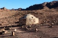 A mosque in the middle of an old graveyard in Saint Catherine Royalty Free Stock Photo