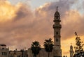 Mosque with minaret in Bethlehem Royalty Free Stock Photo