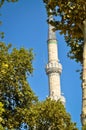 Mosque and Minaret Blue Mosque Royalty Free Stock Photo