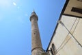 a mosque minarets piercing the sky in Antalya Old City