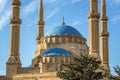 So called Blue Mosque in Beirut Royalty Free Stock Photo