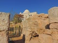 Mosque near the Cave of the Seven Sleepers, Jordan Royalty Free Stock Photo