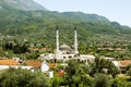 Mosque near the old town of Bar in Montenegro on a summer day Royalty Free Stock Photo