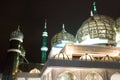 Mosque at Night Royalty Free Stock Photo