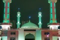 Mosque nightscape Royalty Free Stock Photo
