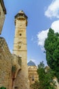 Mosque of Omar and the church of the Holy Sepulcher Royalty Free Stock Photo