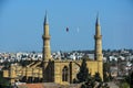 Mosque and panoramic view of Nicosia, Cyprus Royalty Free Stock Photo