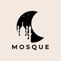 mosque ramadan logo vector illustration design