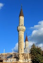 Mosque on the reconstruction Royalty Free Stock Photo