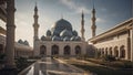 mosque scene, muslim culture, muslim architecture