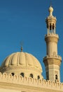 Mosque in Sharjah city, United Arab Emirates Royalty Free Stock Photo