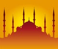 Mosque silhouette