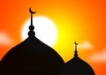 Mosque silhoutte