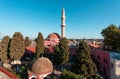 Mosque of Suleiman on the island of Rhodes in the old town, Greece Royalty Free Stock Photo