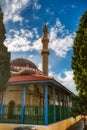 Mosque of Suleiman in old town of Rhodes Royalty Free Stock Photo