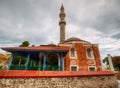 Mosque of Suleiman in old town of Rhodes Royalty Free Stock Photo