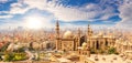 The Mosque of Sultan Hassan, Cairo skyline, Egypt Royalty Free Stock Photo