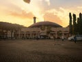 mosque sunrise idulfitri borneo