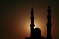 Mosque at Sunset Royalty Free Stock Photo