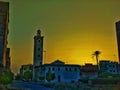 The mosque & Sunset