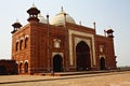 Mosque in the Taj mahal Complex, Agra, India. Royalty Free Stock Photo