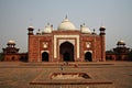 Mosque in the Taj mahal Complex, Agra, India. Royalty Free Stock Photo
