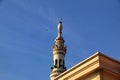 A mosque tower that resembles a nabawi mosque Royalty Free Stock Photo