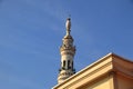 A mosque tower that resembles a nabawi mosque Royalty Free Stock Photo