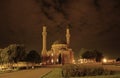 Mosque with two minarets in Ba Royalty Free Stock Photo