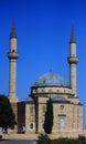 Mosque with two minarets in Baku Royalty Free Stock Photo