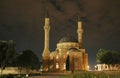 Mosque with two minarets at ni Royalty Free Stock Photo