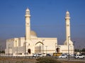 Mosque with two minarets, Oman Royalty Free Stock Photo