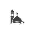 Mosque vector icon illustration design