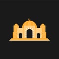 Mosque vector illustration, perfect for islamic theme.