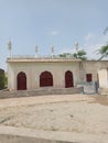 Mosque view from famous village of dikhan Pakistan village Life