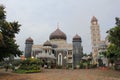 THE MOSQUE WHICH WAS BUILT A TYPICAL WEST SUMATRA ARCHITECTURE IS LOCATED IN GADOG, BOGOR REGENCY, INDONESIA