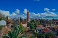 Mosque Yivli& x27;s Minaret Sight & x28;Old Town Kaleici - city of Turkey& x29; Royalty Free Stock Photo